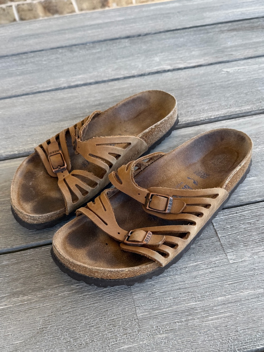 Birkenstock Granada Footbed Sandals in EU38, US 7-7.5